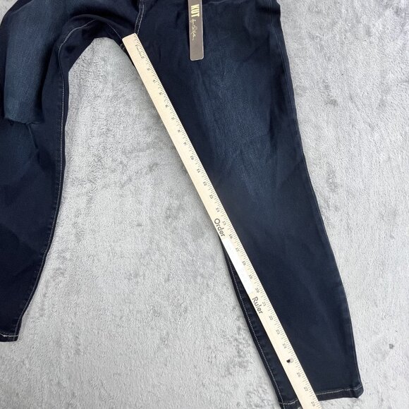 Kut from the Kloth Jeans Womens 10 Dark Wash Diana Skinny Distressed Stretch NWT - Picture 8 of 16